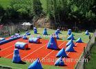 Red And Blue Inflatable Paintball Bunkers Games