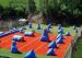 Red And Blue Inflatable Paintball Bunkers Games