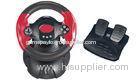 Professional HIPS / ABS PC Game Racing Wheel with Rubber Handgrip