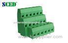 Triple Deck PCB Screw Terminal Blocks / Pitch 5.08mm European Terminal Block