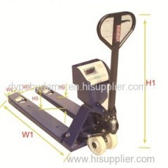 PE & PU Series Mild Steel Electronic Pallet Truck Scales