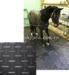 Black horse / cow rubber stable matting variable textures on top 3mm thick min.