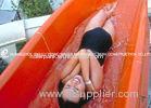 Oragne High Speed Slide Custom Water Slides Common Aqua Park Facility