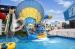 Blue Large Tornado Fiberglass Water Slides For Water Park ISO9001