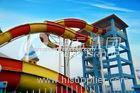 Platform Height 13m Fiberglass Water Slide 2 Person Amusement Park Use