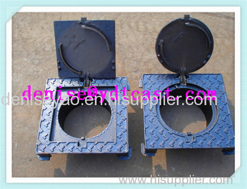 cast iron gray iron surface box 150x120mm water box EN124 D400