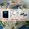 Brand alarm control panel with infrared detector and door contact touch LCD keypad alarm panel