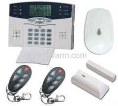 Brand alarm control panel with infrared detector and door contact touch LCD keypad alarm panel