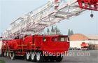 Movable Oil field Truck-mounted Drilling Rig With Disc Brake / Wheel Drive