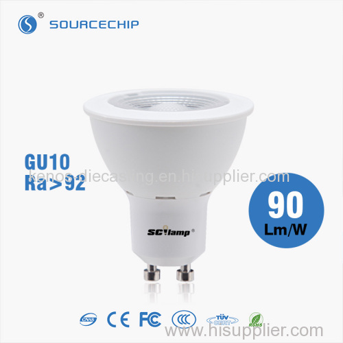 90ml/w 5W high CRI GU10 LED spot light wholesale