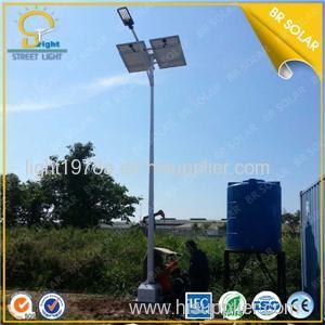 30W solar light with 6m height pole from Yang zhou BR Solar