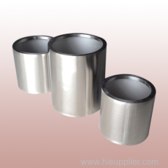 Cylindrical shape stainless steel flower pots mirror