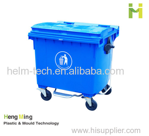 hot 660L big plastic waste bucket