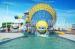 Water Park Equipment Adult Large Water Slide 4 Persons Riding