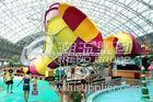 Small Fiberglass Pool Slides 30x20m Tornado Water Slide For Water Playground