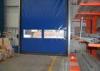 Custom door rolling up PVC repid rolling interior door high frequency