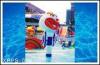 Fiberglass Clown Spray Park Equipment Aqua Play Station For 3 - 5 Persons