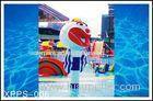Fiberglass Clown Spray Park Equipment Aqua Play Station For 3 - 5 Persons