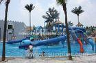 Gaint Water House Aqua Playground Platform With Water Slide For Family Fun