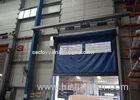 Remote control high speed open and close PVC curtain door for warehouse