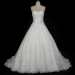 ALBIZIA Classic Ivory Lace Satin A Line Ball Gown Monarch/Royal Wholesale Wedding Dresses