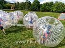 Large Inflatable Soccer Bubble Ball For Kids / PVC Soccer Ball Suit 1.25m