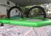 0.5mm PVC Green And Black Inflatable Quad Track For Roller Ball Soccer Zorb Ball
