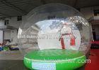 Professional Inflatable Santa Snow Globe / Outdoor Inflatable Bubble Tent