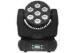 DMX 7pcs X 15W LED Moving Head Light Zoom Multi Color Outdoor Wireless Lighting Air Cooling