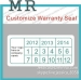 High Quality Custom Brittle Tamper Evident Sticker Ultra Destructible Vinyl Security Label Date Warranty Sticker