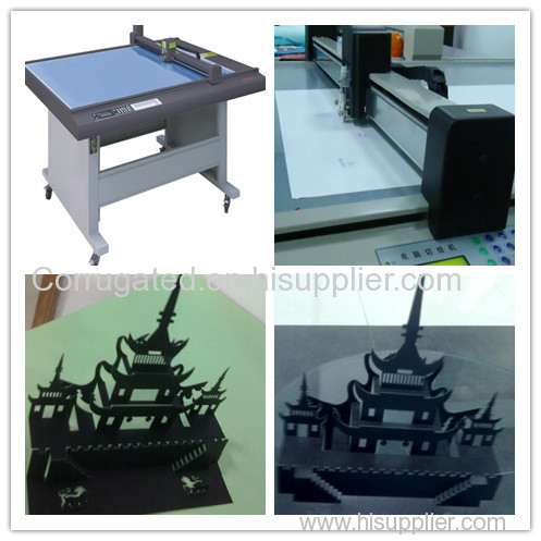 3D greeting card sample maker cutting machine