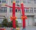 Nylon / Oxford Fabric Red Inflatable Air Dancer Low Temperature Resistance