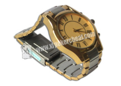 Golden Poker Analyzer Watch Camera To Scan Bar - Codes Marking Poker In The Hand