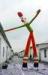 Colorful Wacky Waving Arm Inflatable Flailing Tube Man / Blow Up Dancing Man