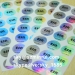 custom tamper evident security hologram label/anti-fake label hologram sticker/anti-fake holographic sticker