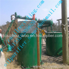 china Hot waste oil to diesel fuel plant