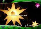 Pretty Color Changing Star lnflatable Lighting Decoration For Stage