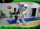 PVC Inflatable Cartoon Characters for Kids 2mH Printing Black Inflatable Dog Toy