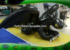 Large Inflatable Animals Black Toothless Dragon With White Claws 4m Long