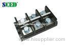 60.00mm 600V 500A Barrier Panel Mount Terminal Block With Right Angle Wire Inlet