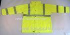 100% polyester oxford fabric waterproof fabric hi vis Safety Rainwear for outdoor worker