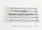 Curved Flat professional tattoo needles Sterilized by E.O.Gas
