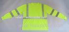 Hi vis reflective tape soft elastic fabric reflective work shirts with breathable mesh fabric