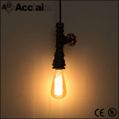 loft industrial pendant light creative personality retro restaurant bar lighting fixtures water pipe chandelier