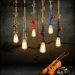 loft industrial pendant light creative personality retro restaurant bar lighting fixtures water pipe chandelier