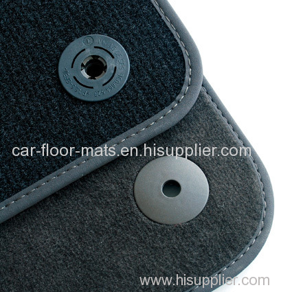 Tufted vehicle floor mats