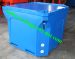 Rotomolded 800Liter Blue Insulated Fish Container Seafood Processing Insulated Container