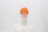 Polyester mesh fabric high vis fluorscent color Safety cap With reflective tape