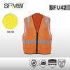 CLASS 2 reflective safety clothing safety vest with zipper closure and pockets ANSI/ISEA 107-2010