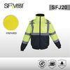 ANSI/ISEA 107 class 3 safety jacket hi vis polyester oxford reflective jacket workwear waterproof